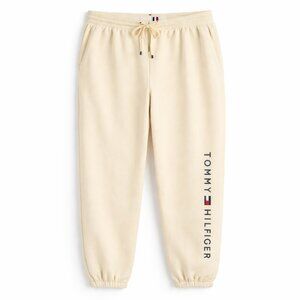 $70 Retail Tommy Hilfiger Light Yellow Logo Sweatpants Joggers XXL